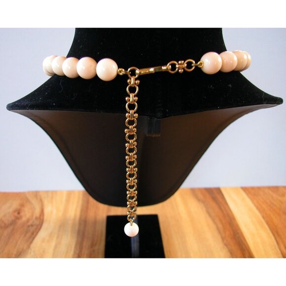 Heidi Daus Vintage-Inspired Necklace & Ring Set With Cream Beads & Crystal Accen - Picture 4 of 4